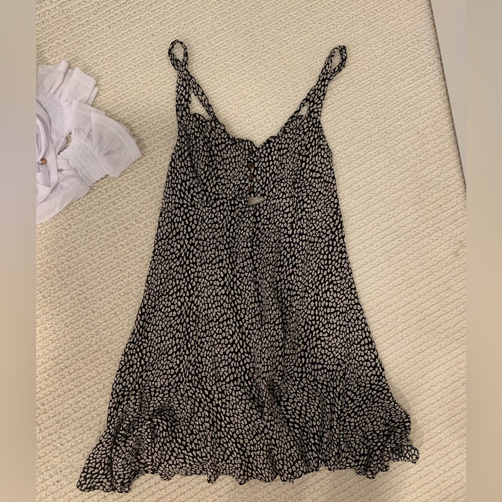 Free people flowered dress size small